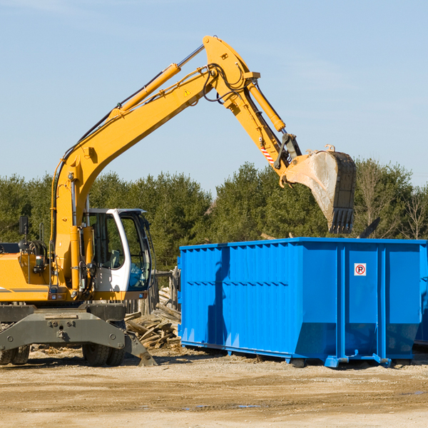 what size residential dumpster rentals are available in Batesville Ohio